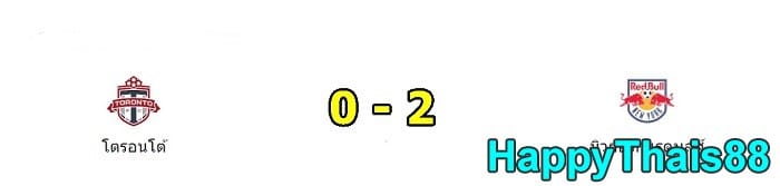 โตรอนโต้ เอฟซี 0 - 2 นิวยอร์ก เร้ด บลูส์