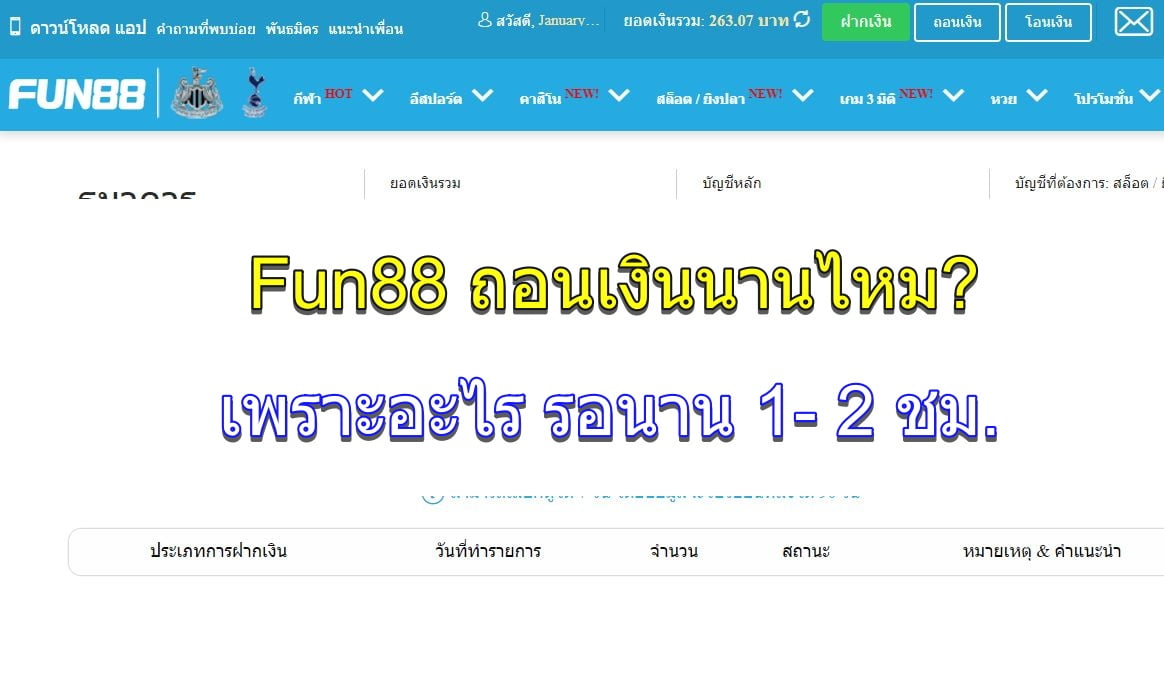 fun88-ถอนเงินนานไหม-ปก
