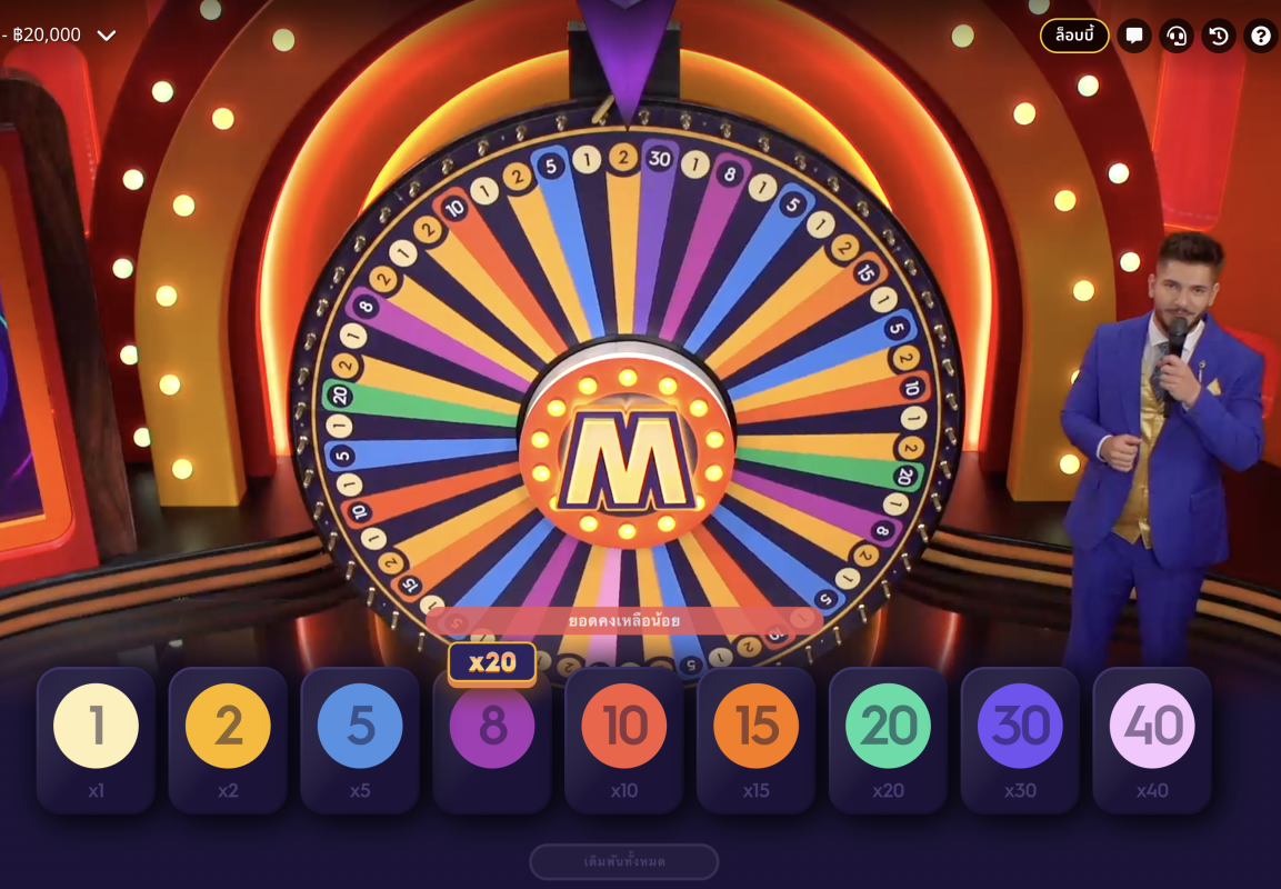 m88 spin the wheel live casino games online