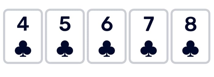 Straight Flush – โอกาส 1 ใน 72,193 ครั้ง